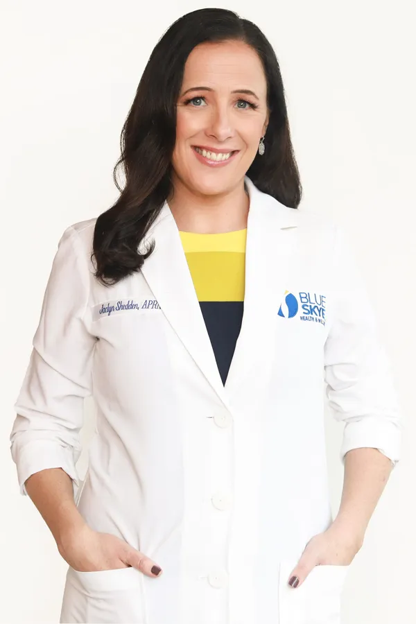 Jaclyn Shedden FNP of Blue Skye Health and Wellness in Tampa, Florida.